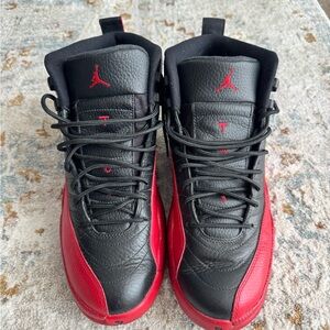Air Jordan 12 Retro Black Red Flu Game